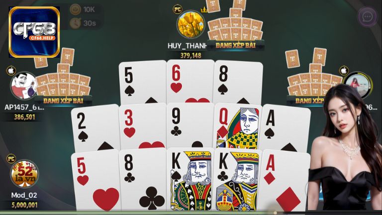 Cách chơi game Mậu Binh CF68 đơn giản nhất