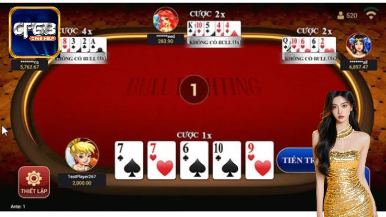 Game có đa dạng mức cược phù hợp nhiều đối tượng