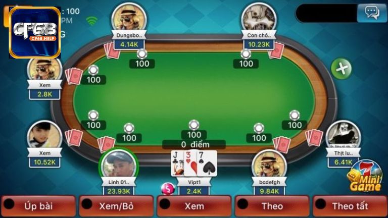 Luật chơi cơ bản quan trọng của game bài Liêng CF68 cần nhớ