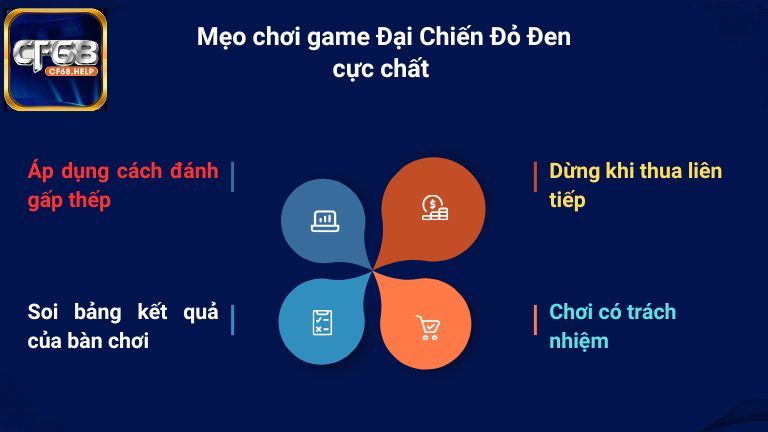 Mẹo chơi game Đại Chiến Đỏ Đen cực chất thưởng lớn từ cao thủ