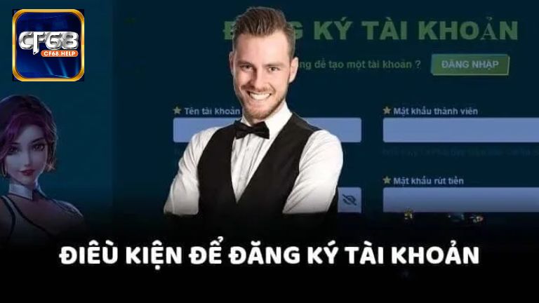 Quy định trong đăng ký thành viên mới tại cổng game